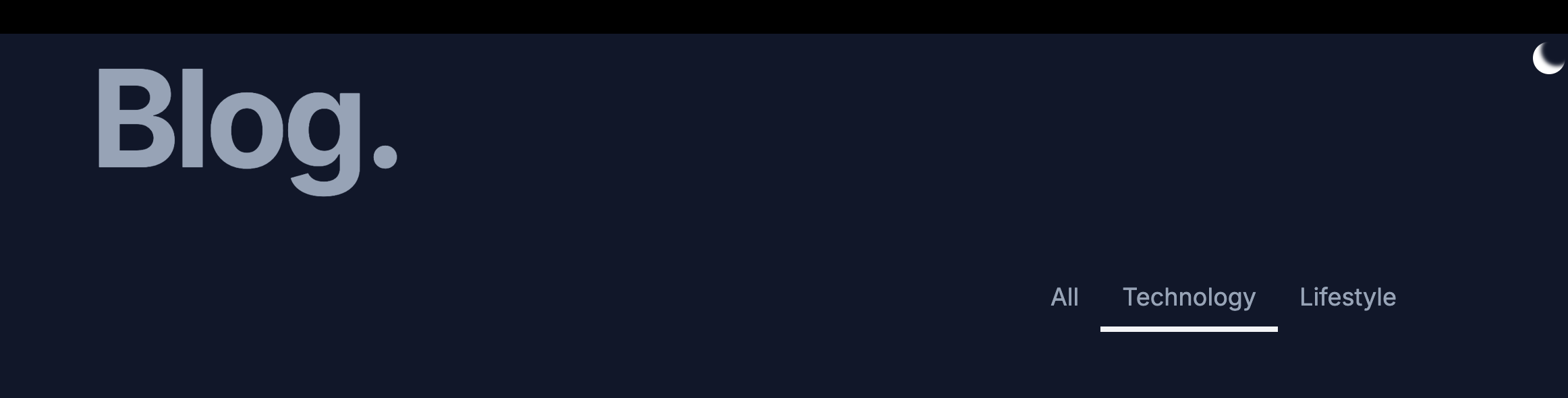 Category Switcher